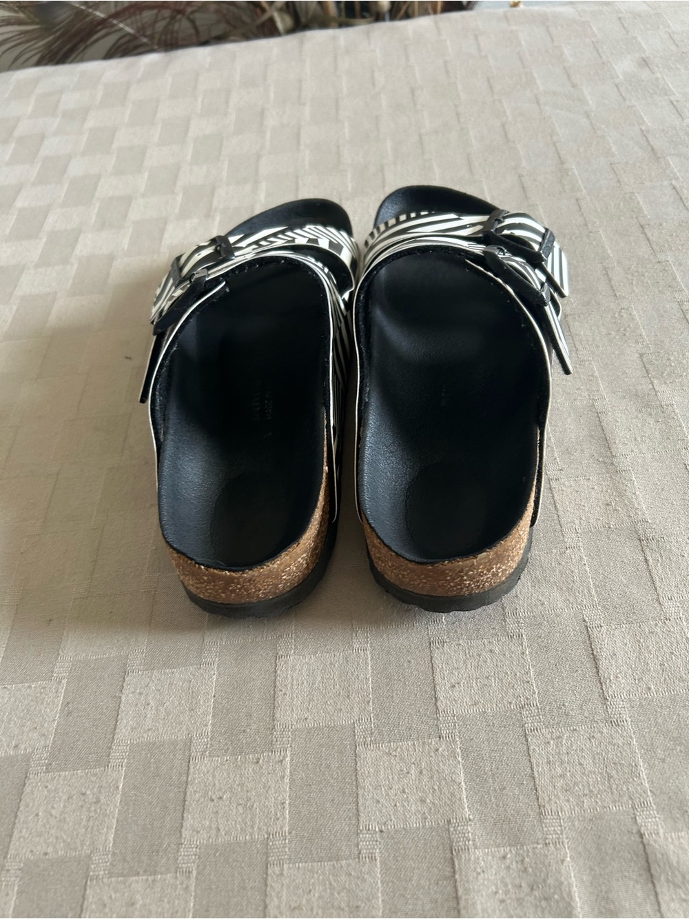 Birkenstock Anthropologie Striped Dazzle Camo Sandals - Picture 5 of 16